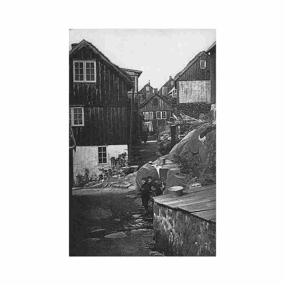 faroe torshavn inside the village Vintage A4 Photo Print