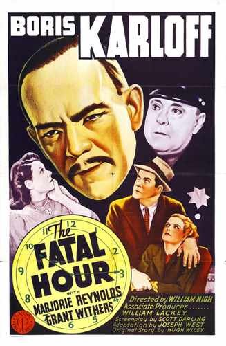 fatal hour  01 film star poster A4 Photo Print