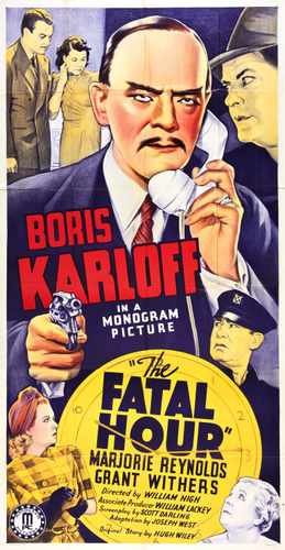 fatal hour  02 film star poster A4 Photo Print