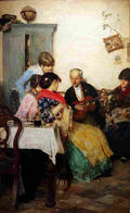 favretto music in the family Art A4 Photo Print