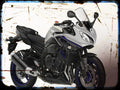 fazer8 Yamaha A4 Photo Print Motorbike Vintage Aged