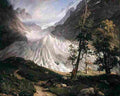 fear Grindelwald Glacier Art A4 Photo Print