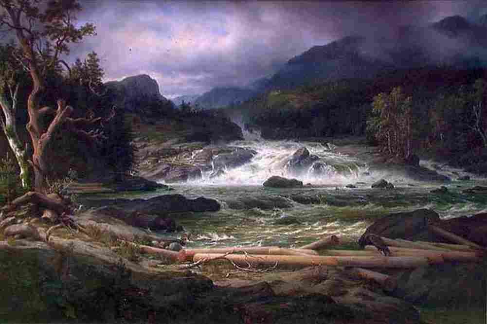 fear Labrofossen by Kongsberg Art A4 Photo Print