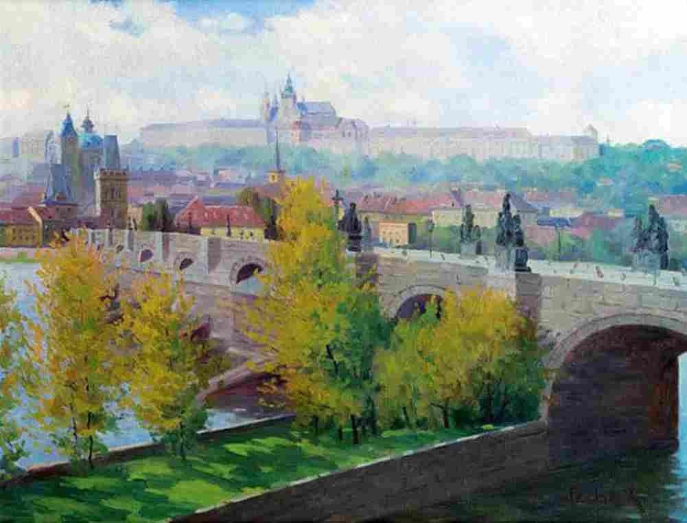 feik Prague Castle Art A4 Photo Print