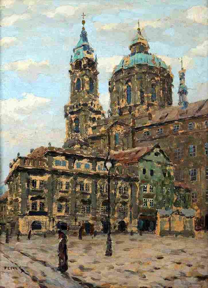 feik The Church of Saint Nicholas Art A4 Photo Print