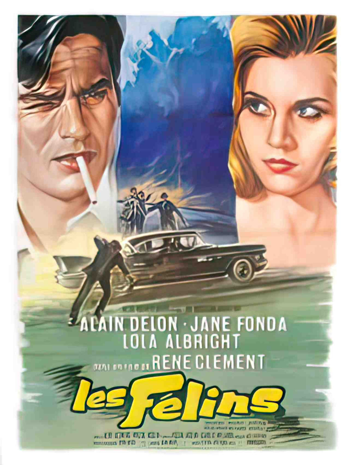 felins les Advert A4 Photo Print
