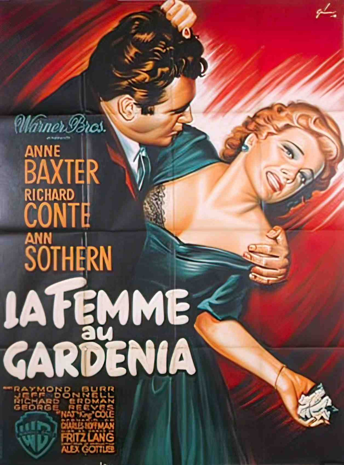 femme au gardenia la Advert A4 Photo Print