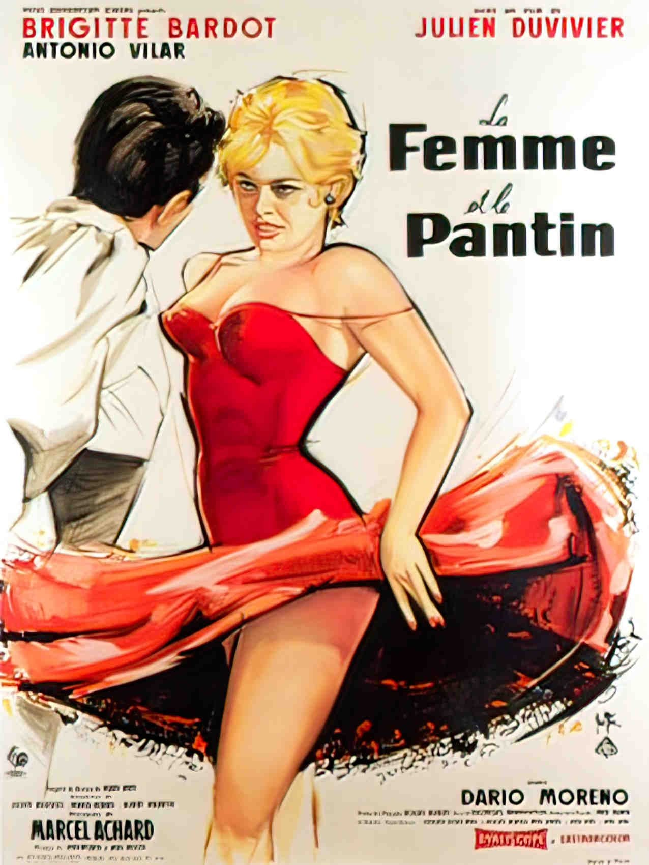 femme et le pantin la 2 Advert A4 Photo Print