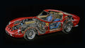ferrari 250 gto cutaway A4 Photo Print