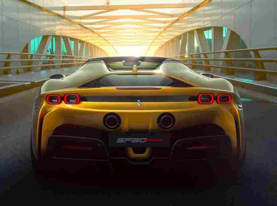 ferrari sf90 spider f173a 2020 6974 5 Car A4 Photo Print