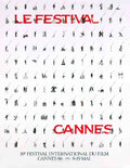 festival cannes 1986 Advert A4 Photo Print