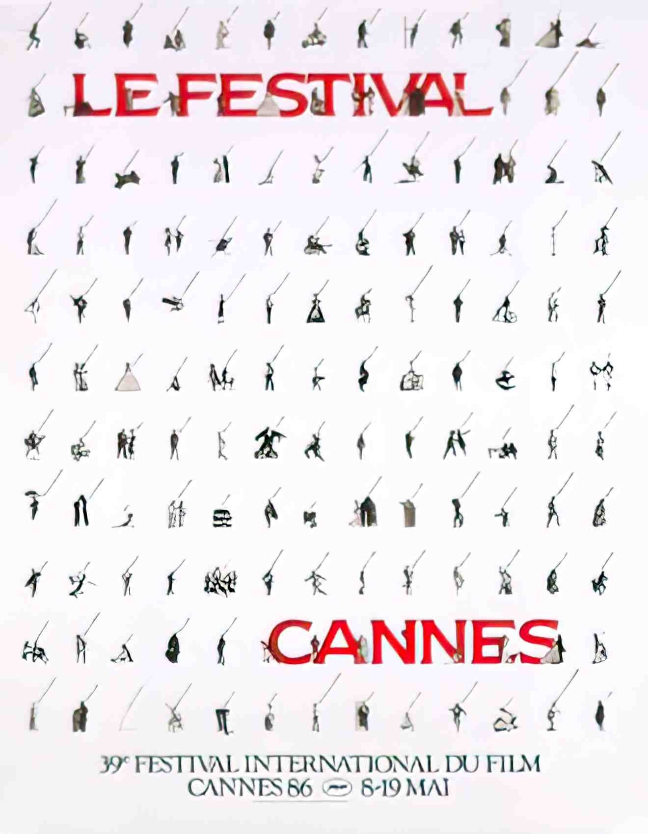 festival cannes 1986 Advert A4 Photo Print
