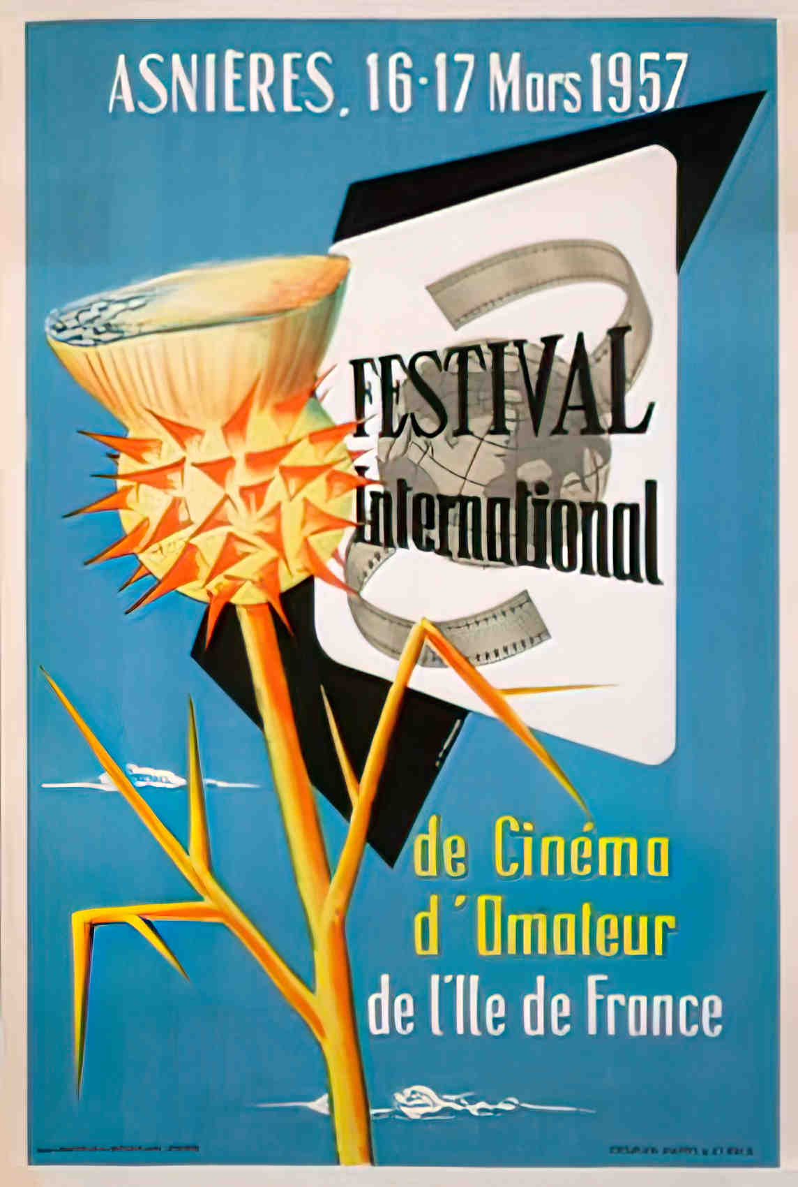 festival cinema asnieres pt Advert A4 Photo Print
