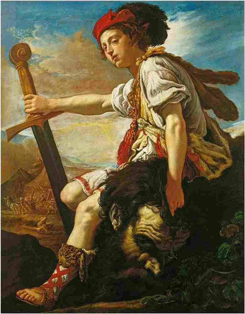 fet David with Head of Goliath 2 Art A4 Photo Print