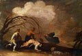 fet People in a Thunderstorm Art A4 Photo Print