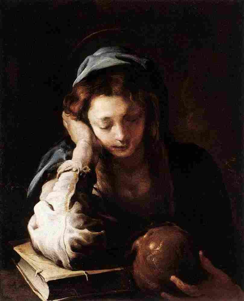 fet Repentant Saint Mary magdalene Art A4 Photo Print