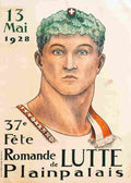 fete de lutte geneve e tognetti 1928 4 Advert A4 Photo Print