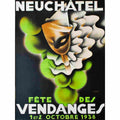 fete des vendanges neuchatel walter wehinger 1956 38 Advert A4 Photo Print