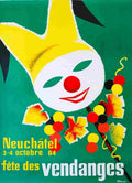 fete des vendanges neuchatel walter wehinger 1956 72 Advert A4 Photo Print