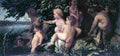 feu Bathing Children Art A4 Photo Print