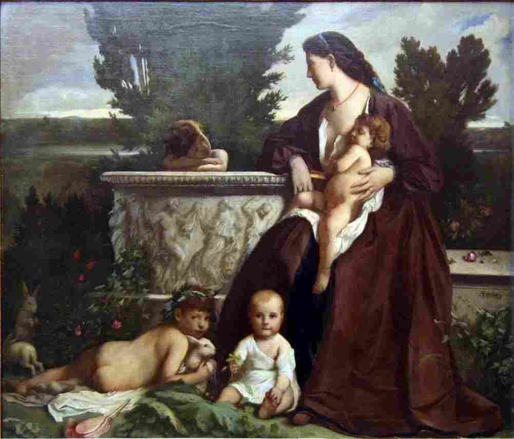 feu Family Portrait Art A4 Photo Print