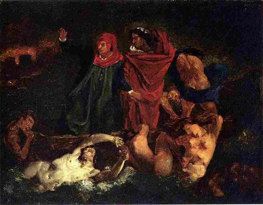feu The Bark of Dante Art A4 Photo Print