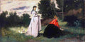feu Two Ladies in the Park Art A4 Photo Print