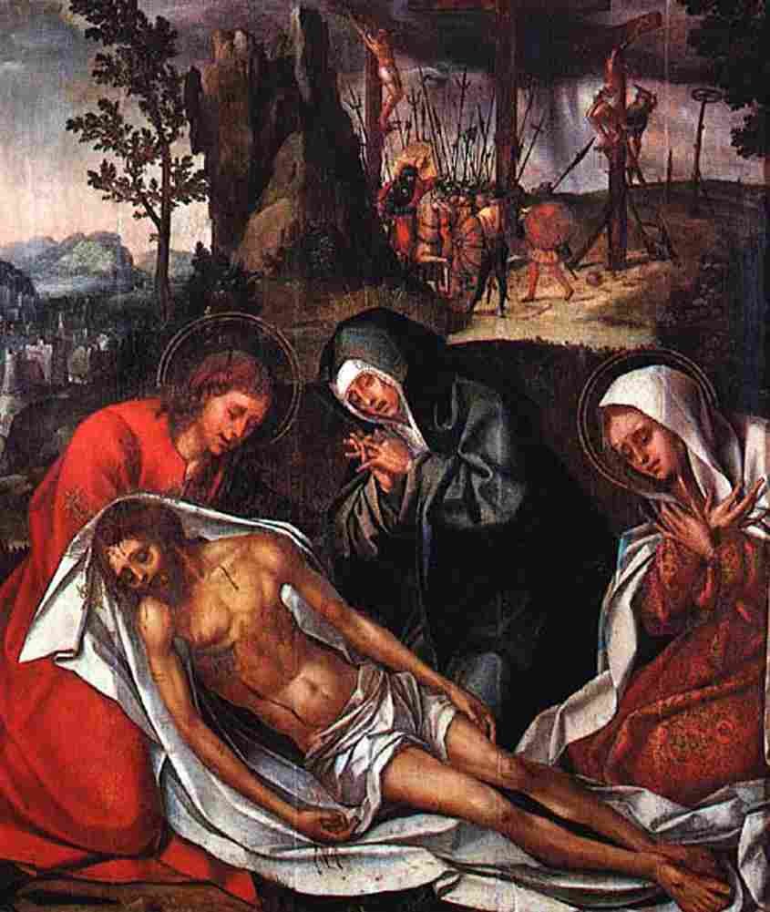 figueiredo christ deposed from the cross Art A4 Photo Print
