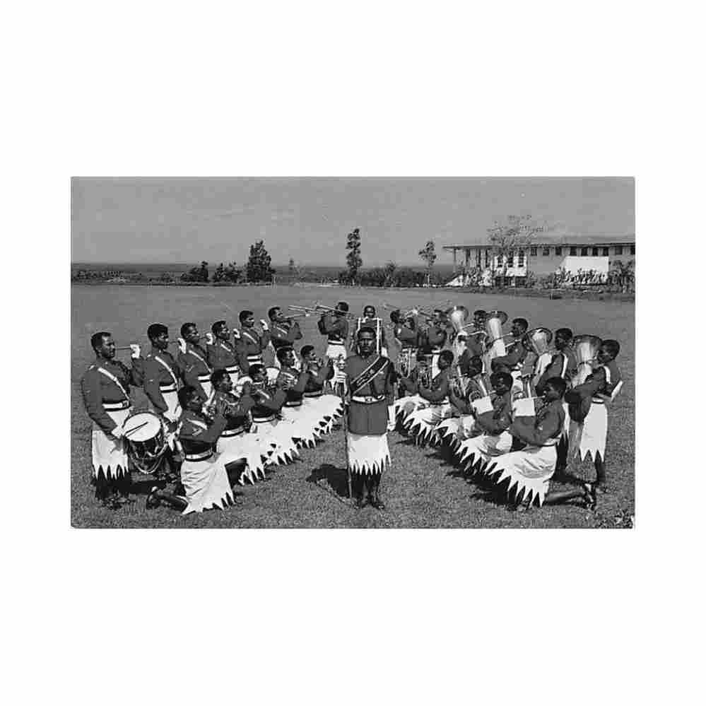 fiji fiji military forces band stinsons ltd 1133 Vintage A4 Photo Print