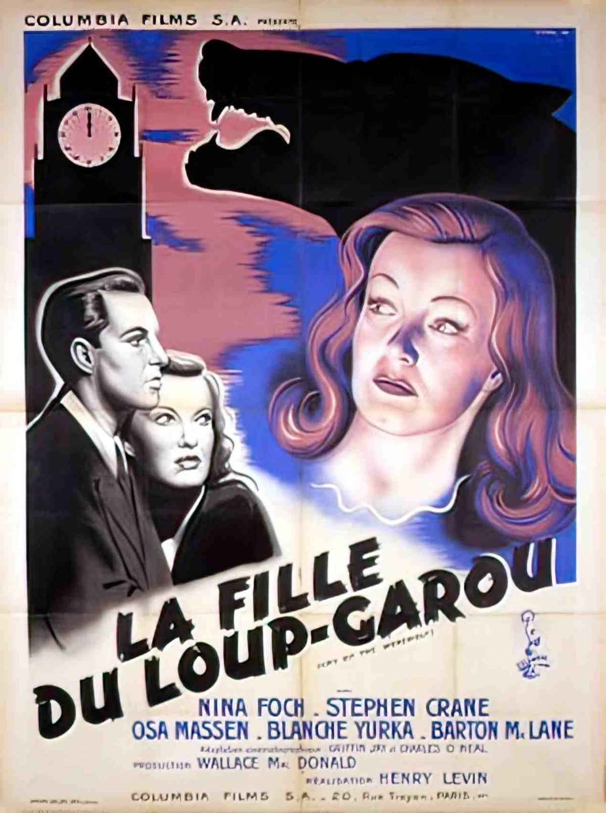 fille du loup garou la Advert A4 Photo Print