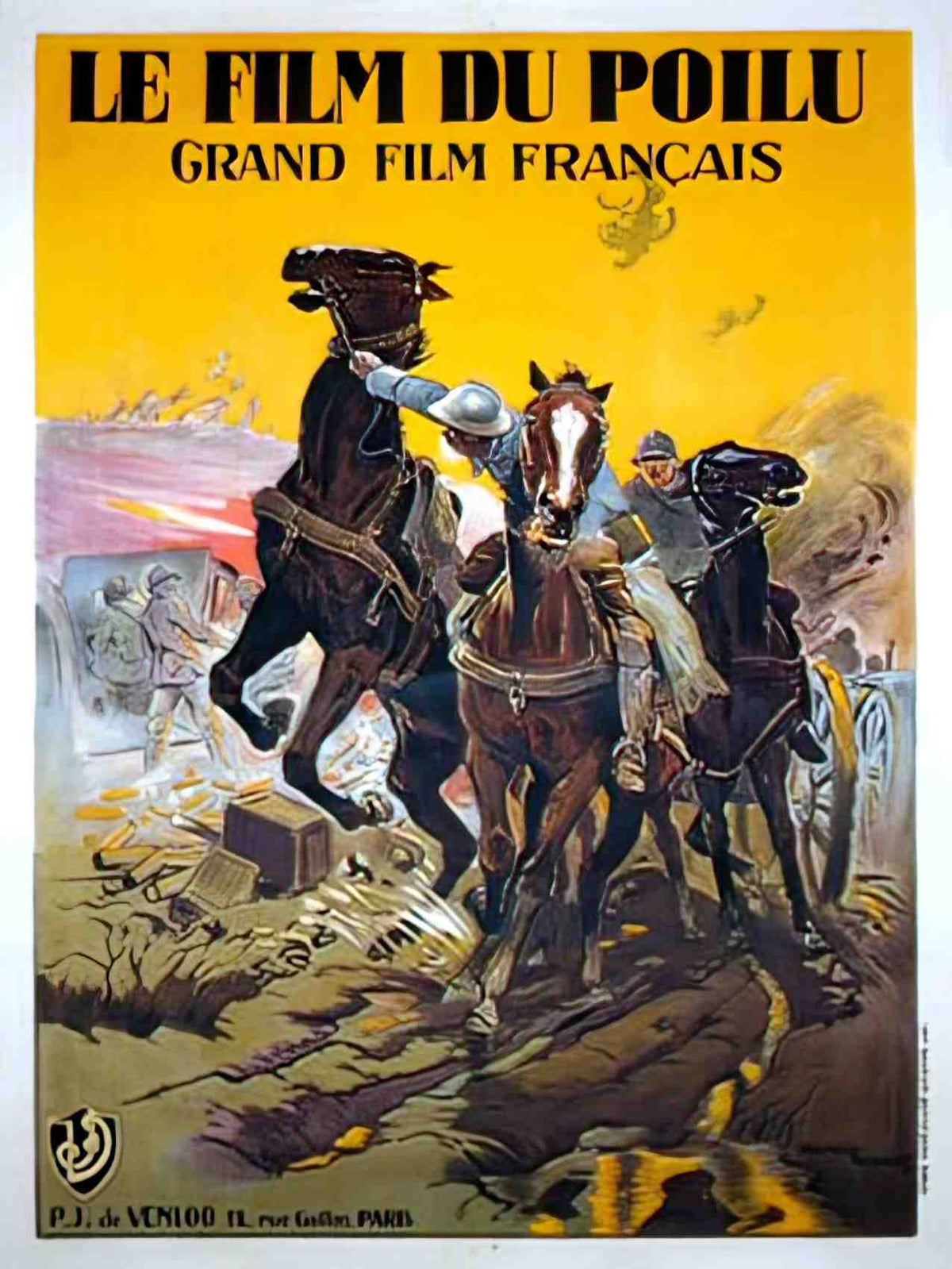 film du poilu le Advert A4 Photo Print