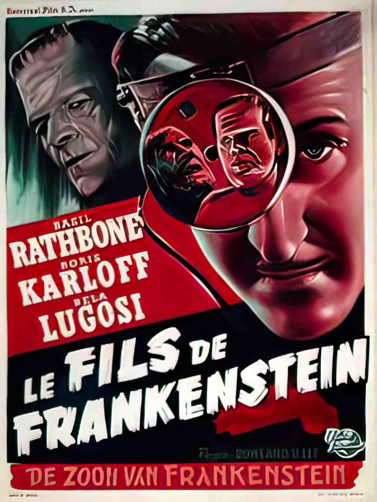 fils de frankenstein belge Advert A4 Photo Print