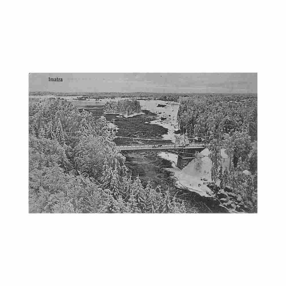 finland imatra general view valtion hotelli 8773 Vintage A4 Photo Print