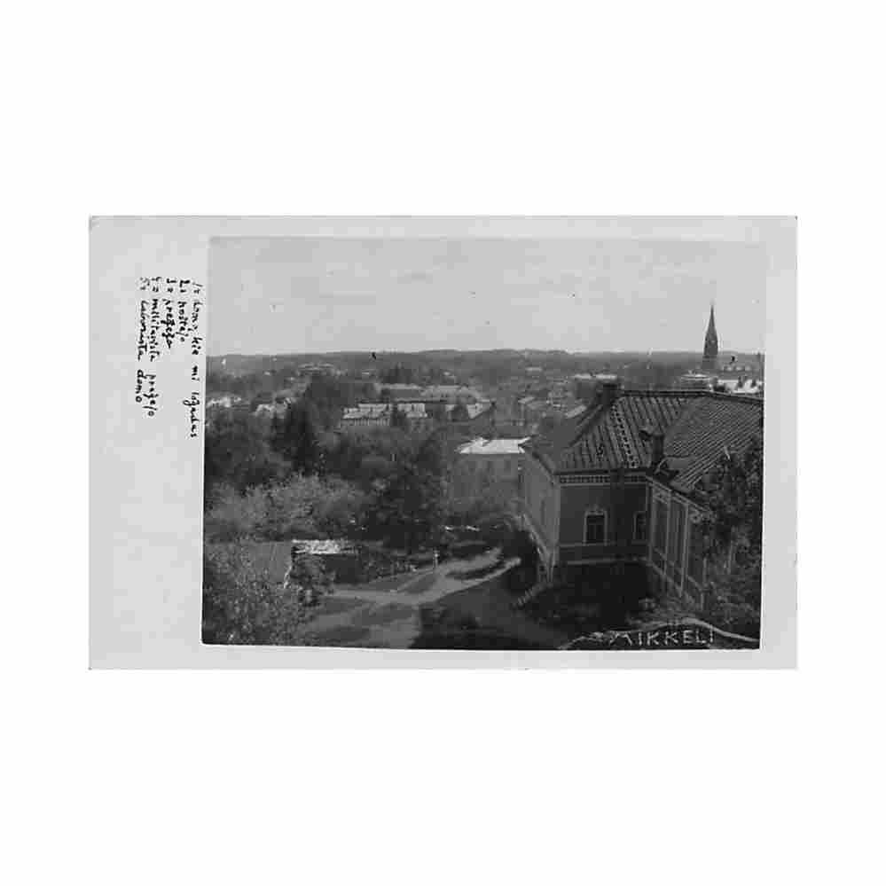 finland mikkeli general view Vintage A4 Photo Print