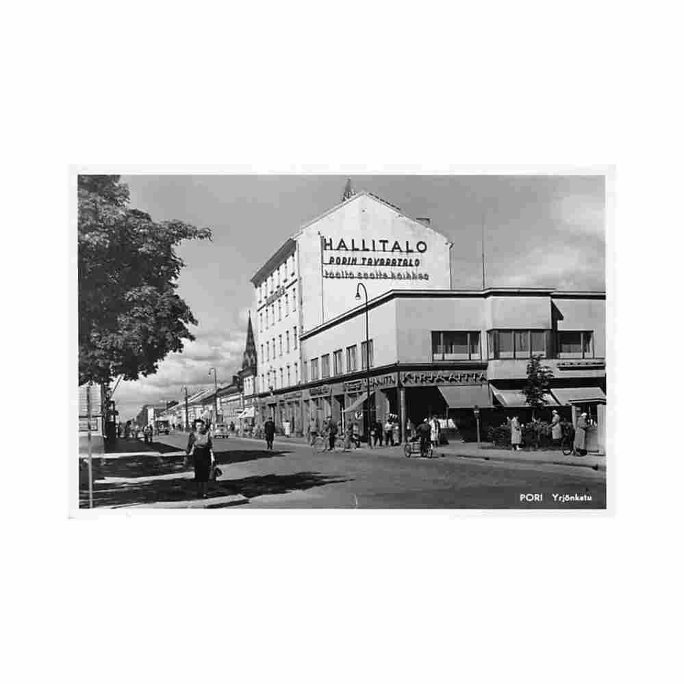 finland pori yrjonkatu Vintage A4 Photo Print