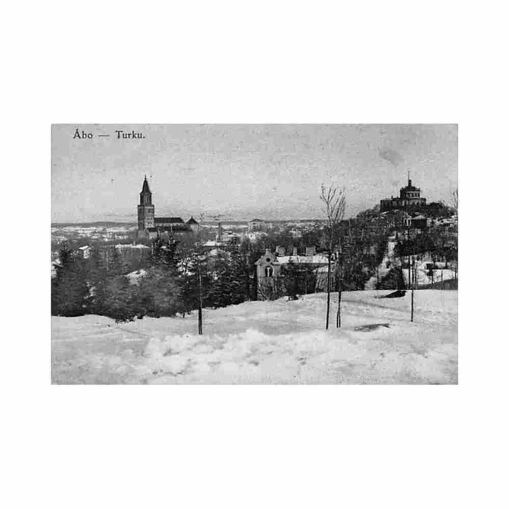 finland turku general view a f rydberg Vintage A4 Photo Print