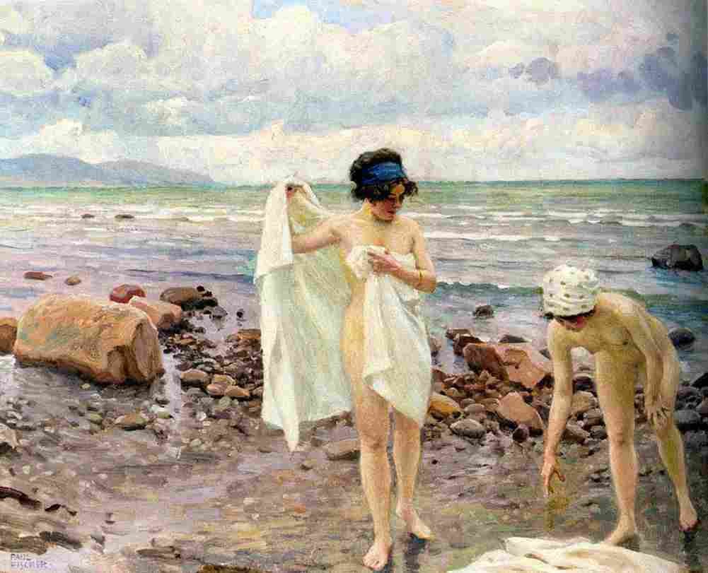 fisc The Bathers Art A4 Photo Print