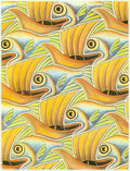 fish boat mc escher A4 Photo Print
