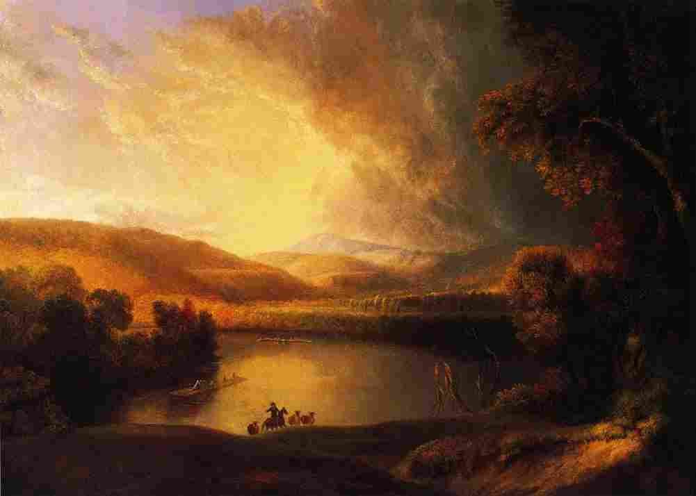 fisher A Storm in the Valley Art A4 Photo Print