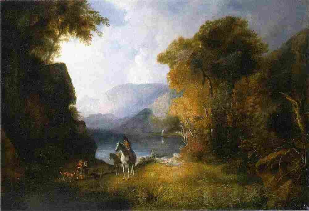 fisher By the Waterside Art A4 Photo Print