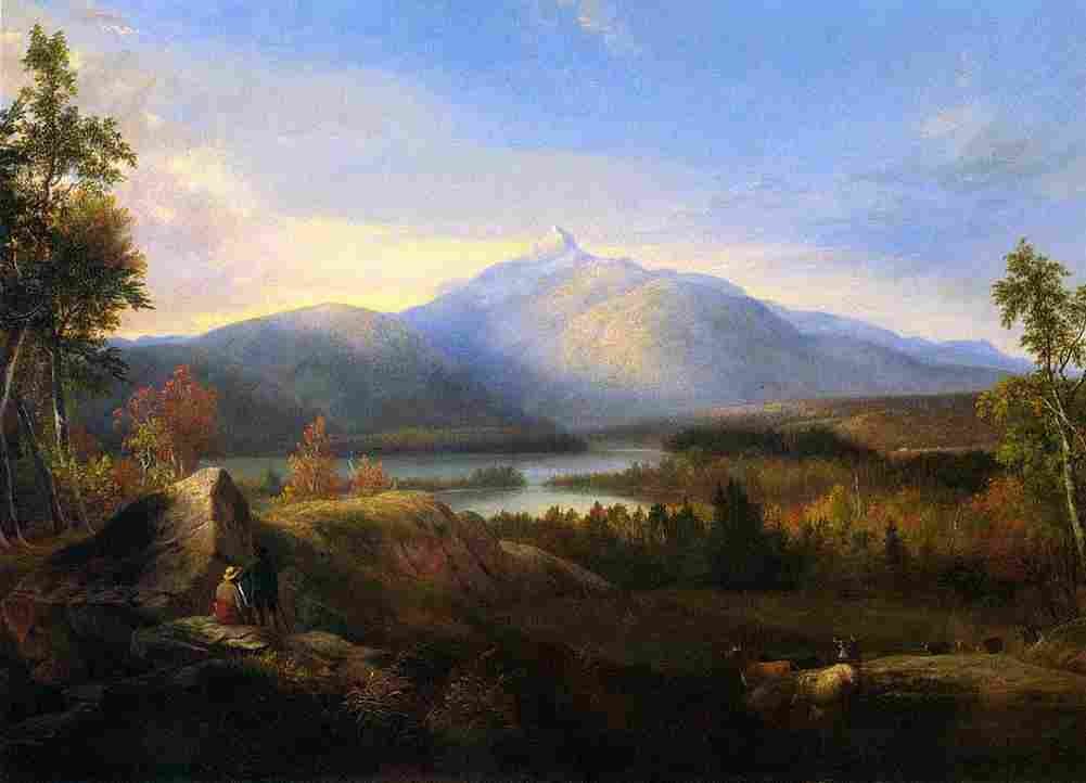 fisher Mount Chocorua Art A4 Photo Print