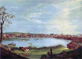 fisher Providence from Across the Cove Art A4 Photo Print