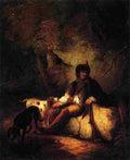 fisher The Tired Hunter Art A4 Photo Print