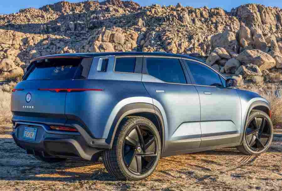 fisker ocean 2021 7211 25 Car A4 Photo Print