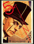 five minutes anatoly belsky russian movie poster 1929 Advert A4 Photo Print