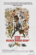 five on black hand side  01 film star poster A4 Photo Print