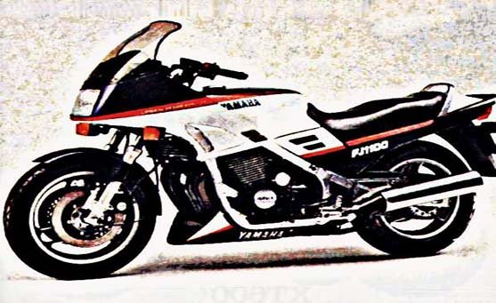 fj1100 1984 motorbike A4 Photo Print