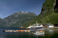 fjord ferry mountains 1980s 1990s A4 Photo Print
