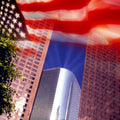 flag city sunlight Flags1980s A4 Photo Print