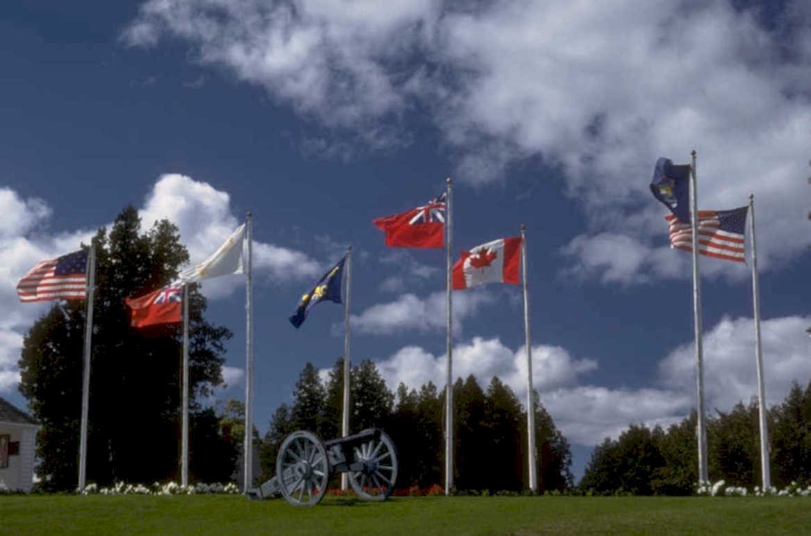 flags artillery canada 1980s 1990s A4 Photo Print
